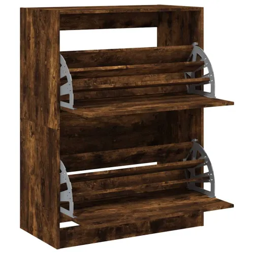 Ormarić za cipele s 2 ladice boja hrasta 80x42x108 cm - Dimljeni hrast 80 x 42 x 108 cm Cijena