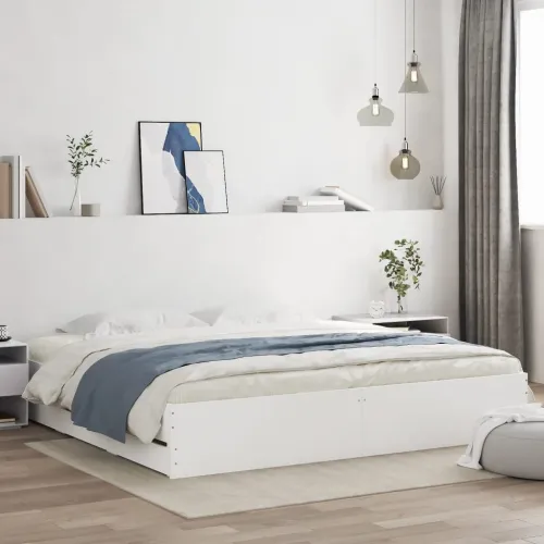 Okvir kreveta s ladicama bez madraca bijeli 180x200 cm - Bijela 180 x 200 cm Cijena