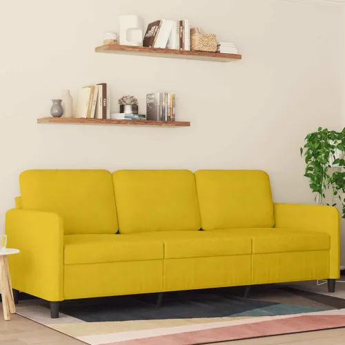Trosjed žuti 180 cm baršunasti - Žuta 1 180 cm Cijena
