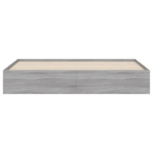 Okvir za krevet s ladicama boja hrasta 200x200 cm drveni - Sivi hrast sonoma 200 x 200 cm Cijena