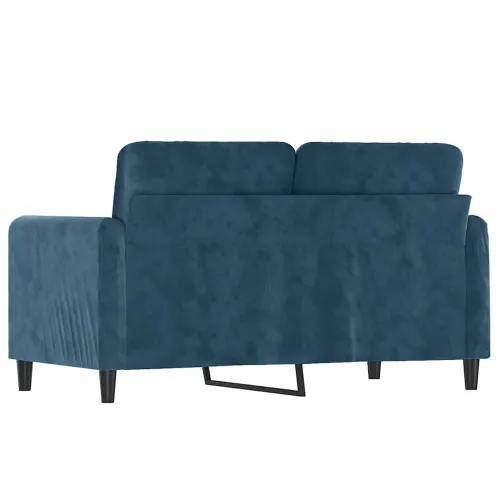 Dvosjed Plava 120 cm baršunasti - Plava 1 120 cm Cijena