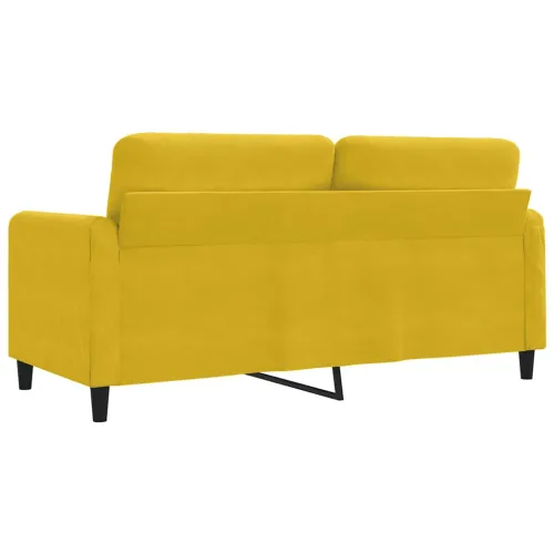Dvosjed žuti 140 cm baršunasti - Žuta 1 140 cm Cijena