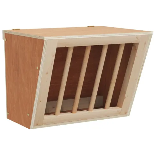 Hranilica za sijeno za zečeve 25x18,5x20,5 cm masivna jelovina - 25 x 18.5 x 20.5 cm Cijena