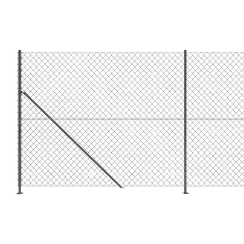 Žičana ograda s prirubnicom antracit 1,6 x 10 m - Antracit 1.6 x 10 m Cijena
