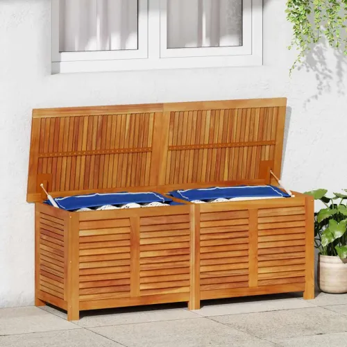 Vrtna kutija za pohranu s rešetkama 150x50x56 cm drvo bagrema - 150 x 50 x 56 cm 150 x 50 x 56 cm Cijena