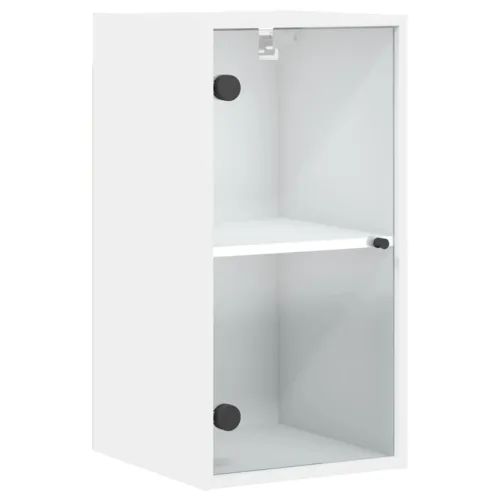Zidni ormarić sa staklenim vratima bijeli 35 x 37 x 68,5 cm - Bijela 1 1 Cijena