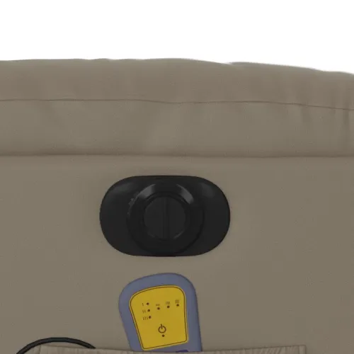 Električni Masažni naslonjač - Masažna fotelja od umjetne kože boja cappuccina - Boja cappuccina 1 Električno guranje unatrag Da Cijena