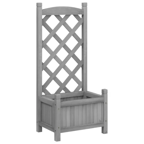 Sadilica s rešetkom siva 40x30x90 cm od masivne jelovine - Siva 40 x 30 x 90 cm s rešetkom Cijena