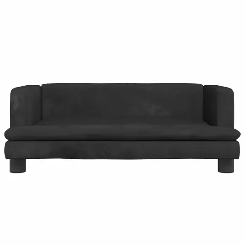 Krevet za pse crni 80 x 45 x 30 cm baršunasti - Crna 80 x 45 x 30 cm Baršun Cijena