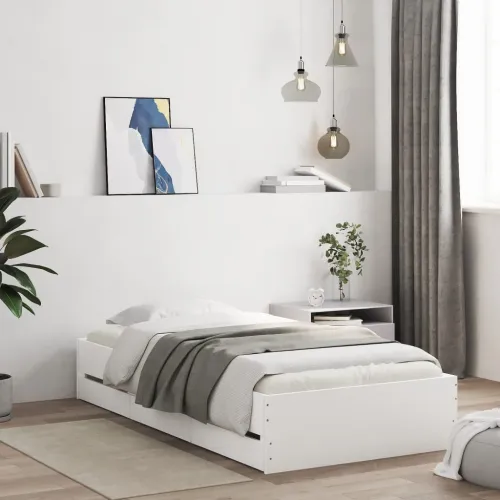 Okvir kreveta s ladicama bez madraca bijeli 90x190 cm - Bijela 90 x 190 cm Cijena
