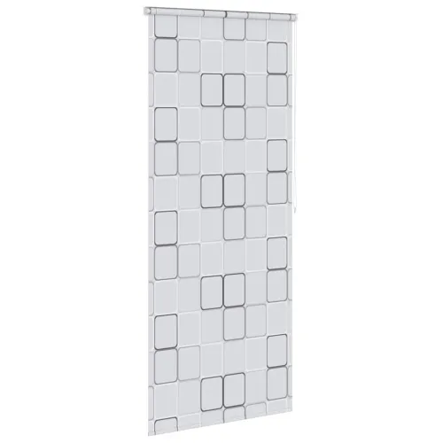 Zavjesa za tuš - Roleta za tuš 80 x 240 cm s uzorkom kvadrata - 80 x 240 cm Četvrtasto Cijena
