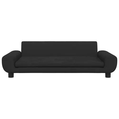 Krevet za pse crni 100 x 54 x 33 cm baršunasti - Crna 100 x 54 x 33 cm Cijena
