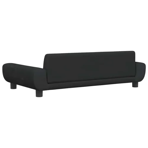 Krevet za pse crni 100 x 54 x 33 cm baršunasti - Crna 100 x 54 x 33 cm Cijena