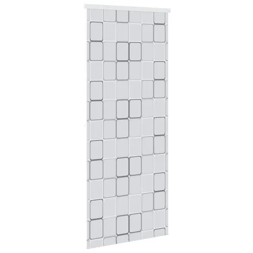 Zavjesa za tuš - Roleta za tuš 120 x 240 cm s uzorkom kvadrata - 120 x 240 cm Četvrtasto Cijena