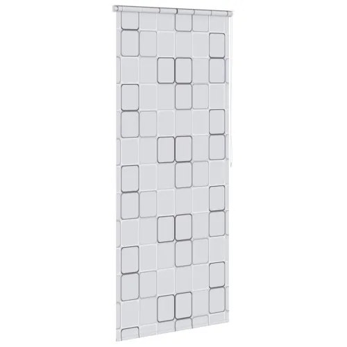 Zavjesa za tuš - Roleta za tuš 120 x 240 cm s uzorkom kvadrata - 120 x 240 cm Četvrtasto Cijena
