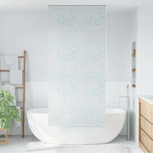 Zavjesa za tuš - Roleta za tuš 100 x 240 cm s uzorkom mjehurića - 100 x 240 cm Mjehurić 100 x 240 cm Mjehurić Cijena
