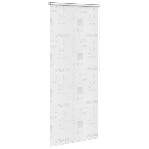 Zavjesa za tuš - Roleta za tuš 80 x 240 cm s natpisom Splash - 80 x 240 cm Prskano Cijena