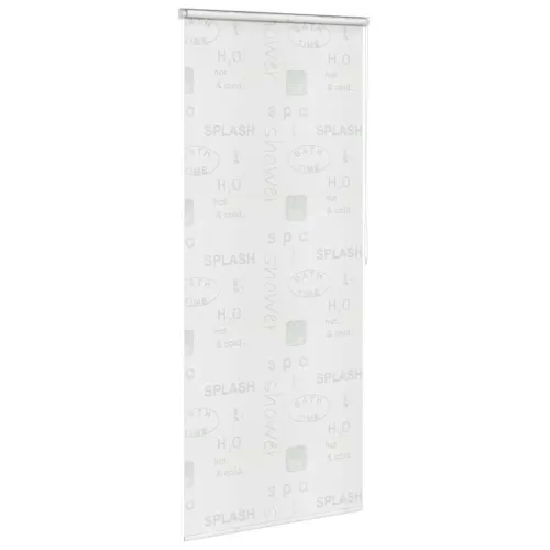 Zavjesa za tuš - Roleta za tuš 100 x 240 cm s natpisom Splash - 100 x 240 cm Prskano Cijena