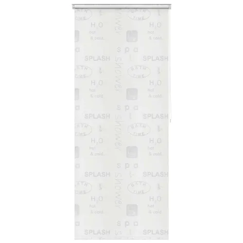 Zavjesa za tuš - Roleta za tuš 100 x 240 cm s natpisom Splash - 100 x 240 cm Prskano 100 x 240 cm Prskano Cijena