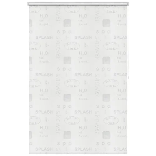 Zavjesa za tuš - Roleta za tuš 140 x 240 cm s natpisom Splash - 140 x 240 cm Prskano 140 x 240 cm Prskano Cijena