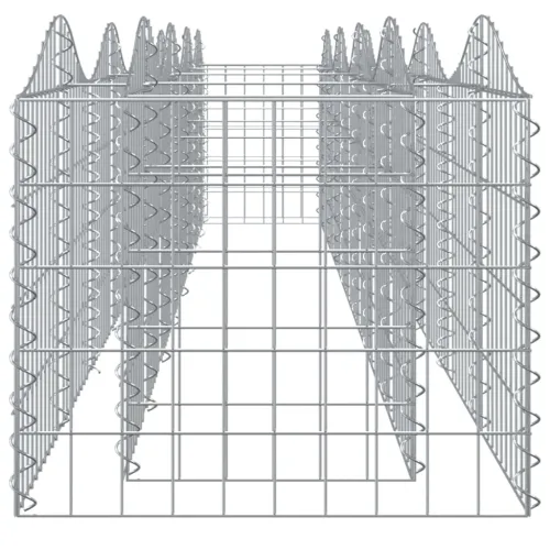 Lučna gabionska povišena gredica 400x50x50 cm pocinčano željezo - 400 x 50 x 50 cm Cijena