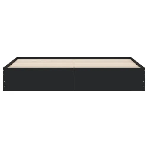 Okvir kreveta s ladicama crni 160x200 cm konstruirano drvo - Crna 160 x 200 cm Cijena
