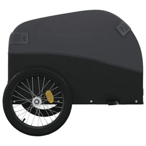 Prikolica za bicikl crna 30 kg željezna - Crna 123 x 52 x 53 cm Cijena