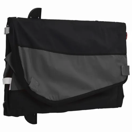 Prikolica za bicikl crna 30 kg željezna - Crna 123 x 52 x 53 cm Cijena