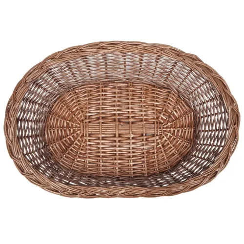 Košara za pse / krevet za ljubimce od vrbe prirodna boja 69 cm - 69 cm Cijena