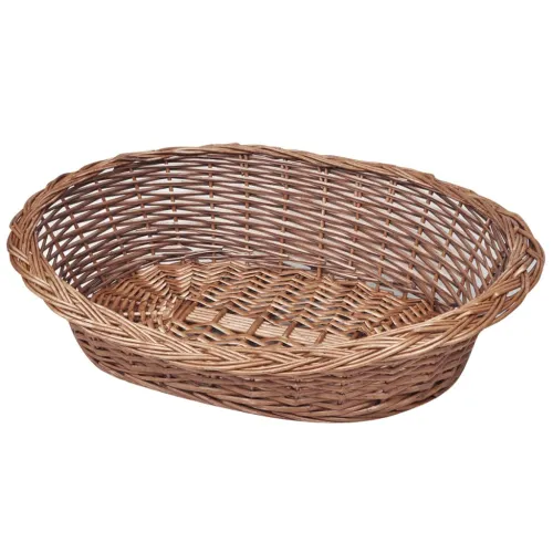 Košara za pse / krevet za ljubimce od vrbe prirodna boja 50 cm - 50 cm Cijena
