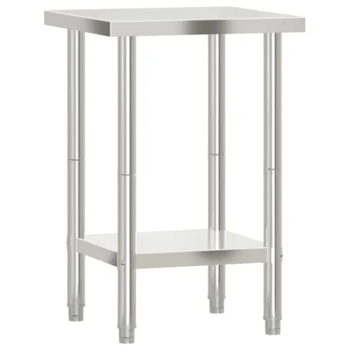 Kuhinjski radni stol 55x55x85 cm od nehrđajućeg čelika - 55 x 55 x 85 cm 1 55 x 55 x 85 cm Cijena