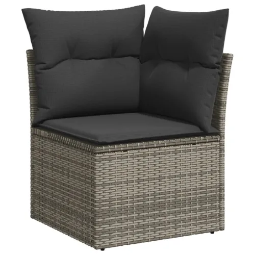 Vrtna garnitura - 7-dijelni set vrtnih sofa sivi od poliratana - siva i tamnosiva 1 Cijena