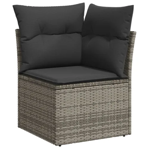 Vrtna garnitura - 7-dijelni set vrtnih sofa sivi od poliratana - siva i tamnosiva 1 Cijena