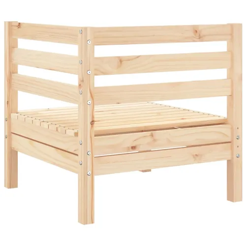 Kutna vrtna sofa od masivne borovine - Prirodna boja bora 1 kutna sofa Cijena