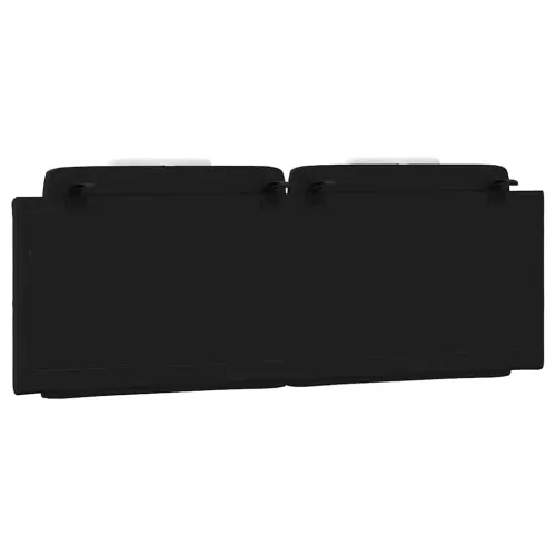 Jastuk za uzglavlje Viana crno-bijeli 120 cm od umjetne kože - Crno-bijelo 120 cm 1 Crno-bijelo Cijena