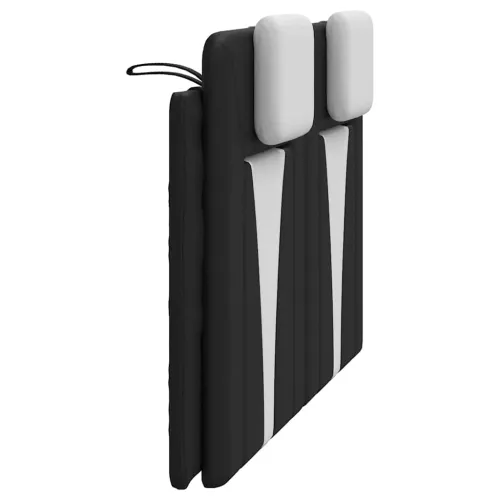 Jastuk za uzglavlje Viana crno-bijeli 120 cm od umjetne kože - Crno-bijelo 120 cm 1 Crno-bijelo Cijena