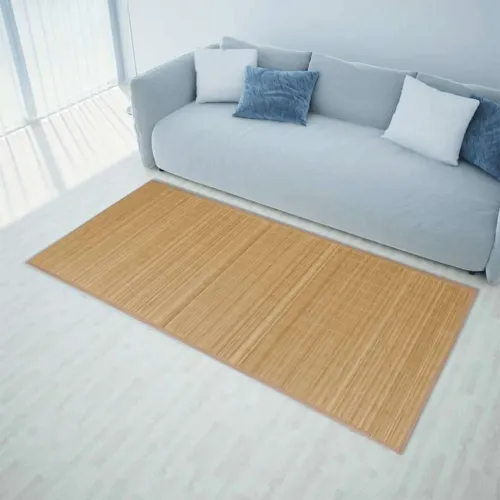 Tepih od bambusa 160 x 230 cm smeđi - Smeđa 160 x 230 cm Cijena