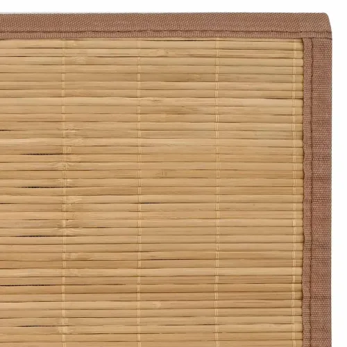 Tepih od bambusa 160 x 230 cm smeđi - Smeđa 160 x 230 cm Cijena