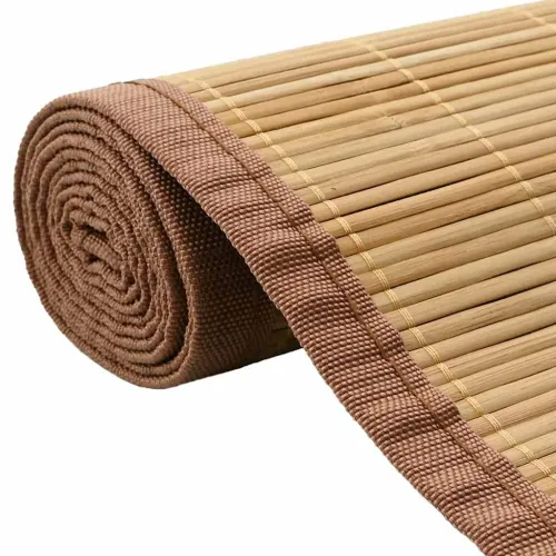 Tepih od bambusa 160 x 230 cm smeđi - Smeđa 160 x 230 cm Cijena