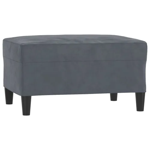 4-dijelni set sofa s jastucima tamnosivi baršunasti - Tamno siva s jastucima i tabureom Cijena