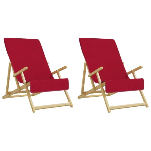 Ručnici za plažu 2 kom bordo 60 x 135 cm od tkanine 400 GSM - Crvena 60 x 135 cm 2 Cijena