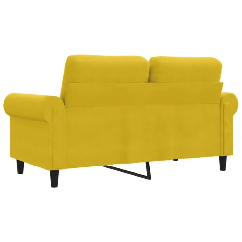 Dvosjed žuti 120 cm baršunasti - Žuta 1 120 cm Cijena