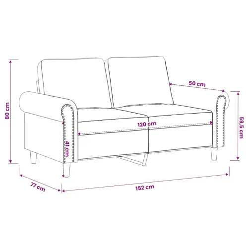 Dvosjed žuti 120 cm baršunasti - Žuta 1 120 cm Cijena
