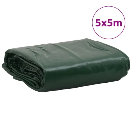 Cerada zelena 5 x 5 m 650 g/m² - Zelena 5 x 5 m with eyelets Cijena
