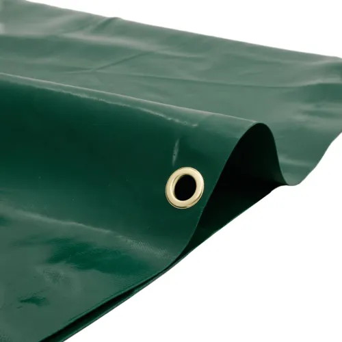 Cerada zelena 5 x 5 m 650 g/m² - Zelena 5 x 5 m with eyelets Cijena