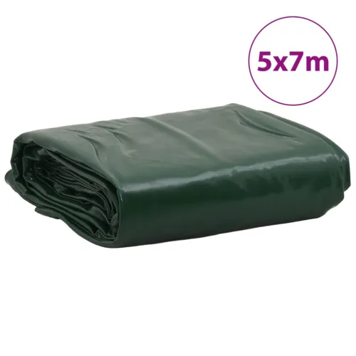 Cerada zelena 5 x 7 m 650 g/m² - Zelena 5 x 7 m 1 s ušicama Cijena