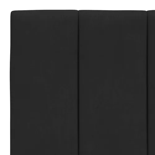 Jastuk za uzglavlje Hanko crni 100 cm baršunasti - Crna 100 cm Cijena