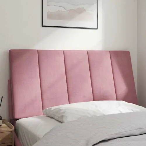 Jastuk za uzglavlje Hanko ružičasti 100 cm baršunasti - Ružičasta 100 cm Cijena