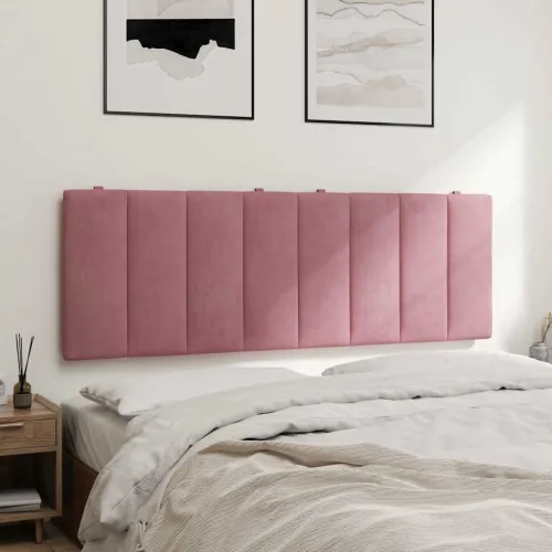 Jastuk za uzglavlje Hanko ružičasti 140 cm baršunasti - Ružičasta 140 cm Cijena
