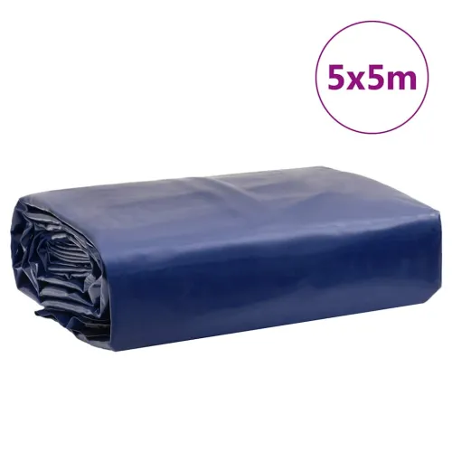 Cerada plava 5x5 m 650 g/m² - Plava 5 x 5 m bez rupica Cijena